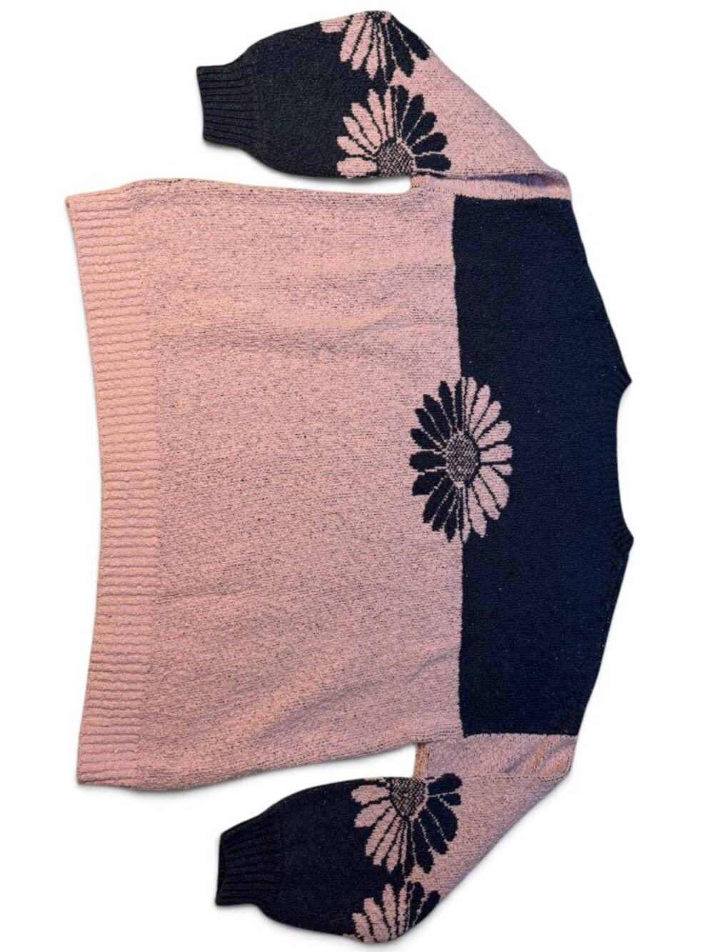 FREE PEOPLE "Pull In Bloom" Oversized Sweater - NWOT, S, Purple/Blue - Picture 10 of 13